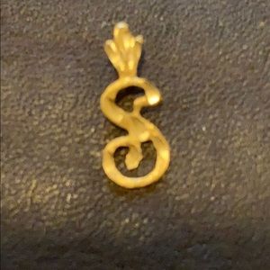 Letter S charm